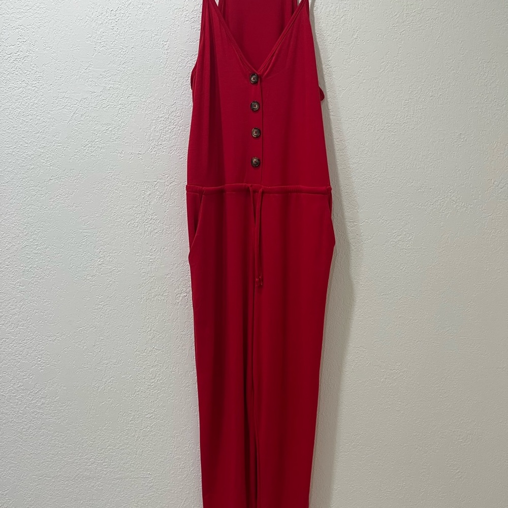 Red Jumpsuit New Without Tag